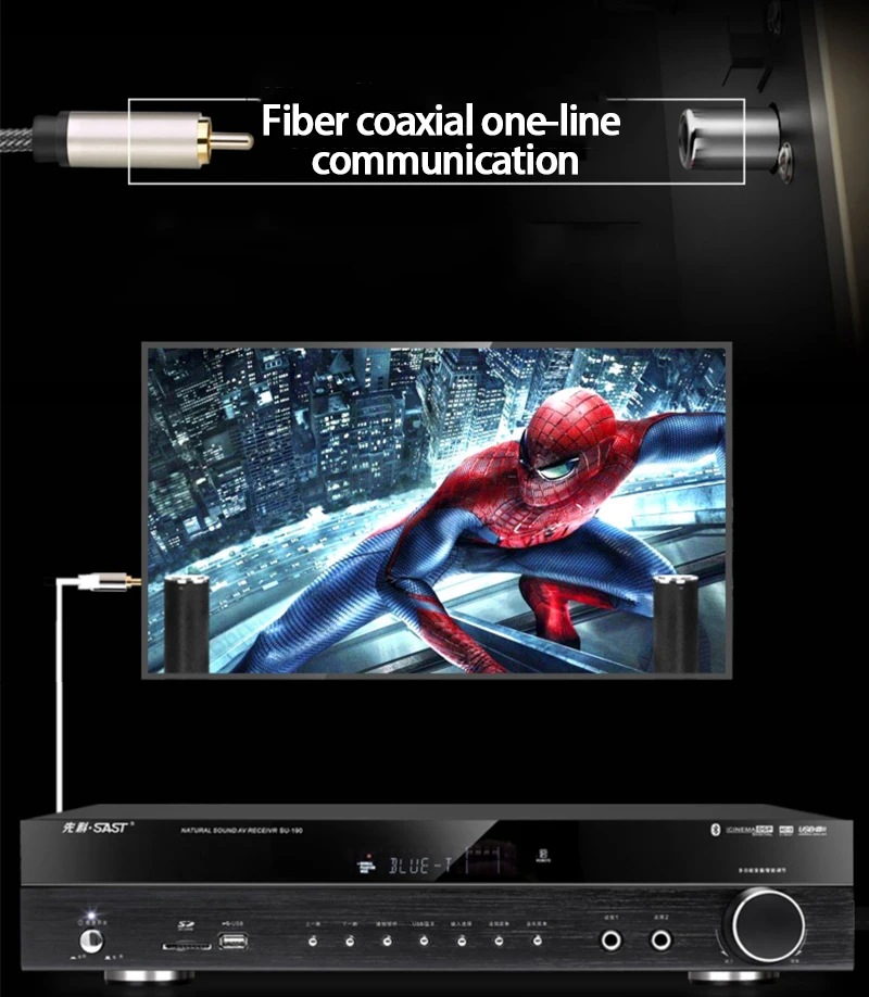 Мощный сабвуфер KYYSLB 500/650 Вт 8 16 Ом 220 в 5 1 Hi Fi Bluetooth усилитель сценическое аудио