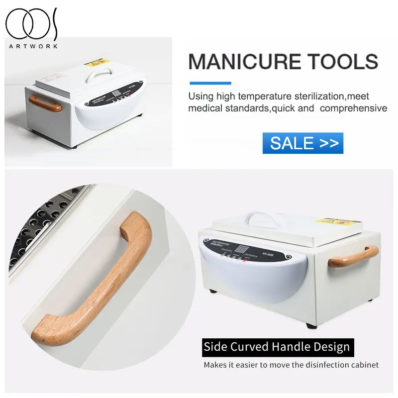 

Nail Sterilizer With 220HighTemperature Machine Disinfection For Nail Sterilizer Tools Disinfecting Manicure Salon Machine Sets