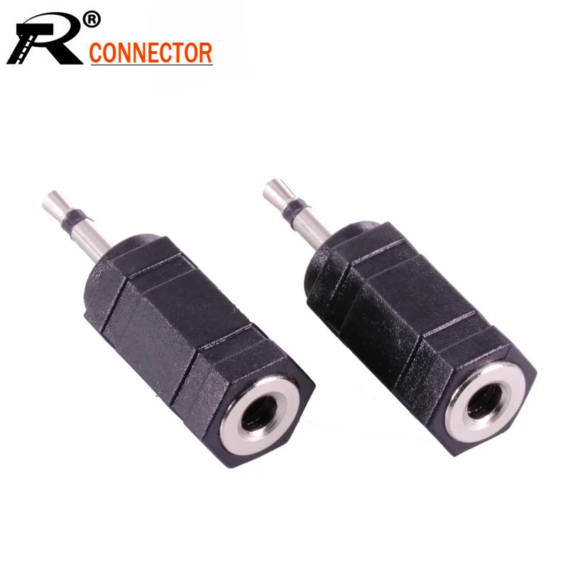 10 шт./лот 2 5 мм моно штекер к 3 гнездо Аудио Адаптер до адаптер R разъем оптовая