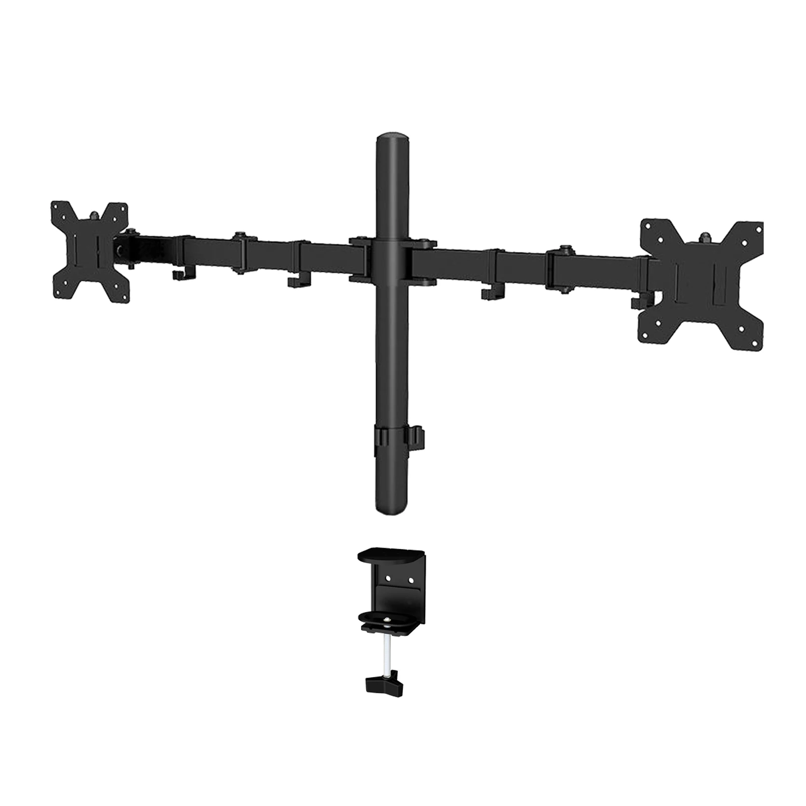 Отдельно стоящий двойной ЖК-монитор полностью регулируемая настольная