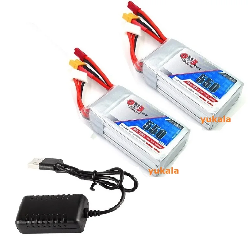 Аккумулятор GAONENG GNB 11 1 В 550 мАч 3S 50C/100C HV 4 35 в Lipo с зарядным устройством для BetaFPV BETA75X