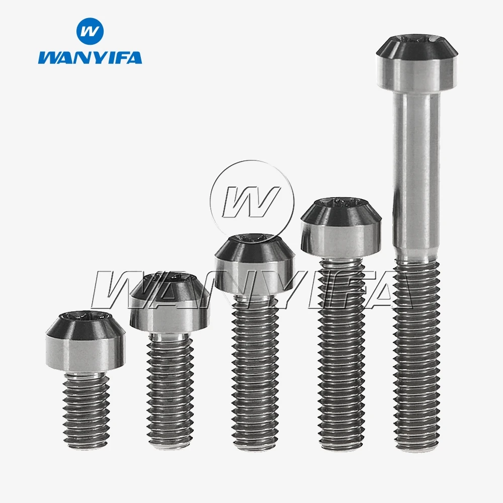 Титановый "Wanyifa" с шестигранной головкой M6 x 10 15 20 25 30 35, 40 45 50 60 65 мм велосипедный вынос руля мотоцикла тормозной болт для гарнитуры