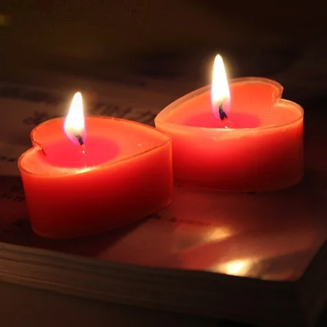 9 шт. ароматические свечи в форме сердца декор для дня рождения свадьбы вечеринки