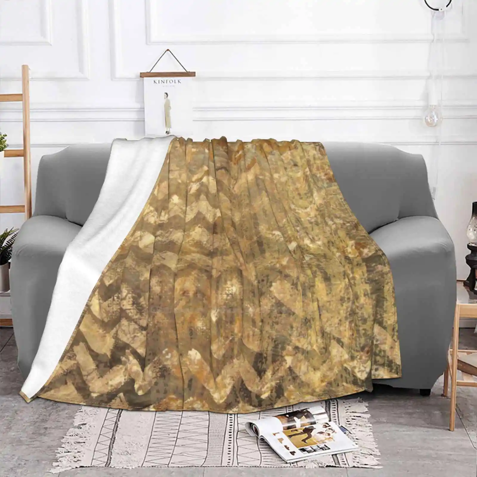 Мягкое одеяло для кондиционирования воздуха с золотым узором