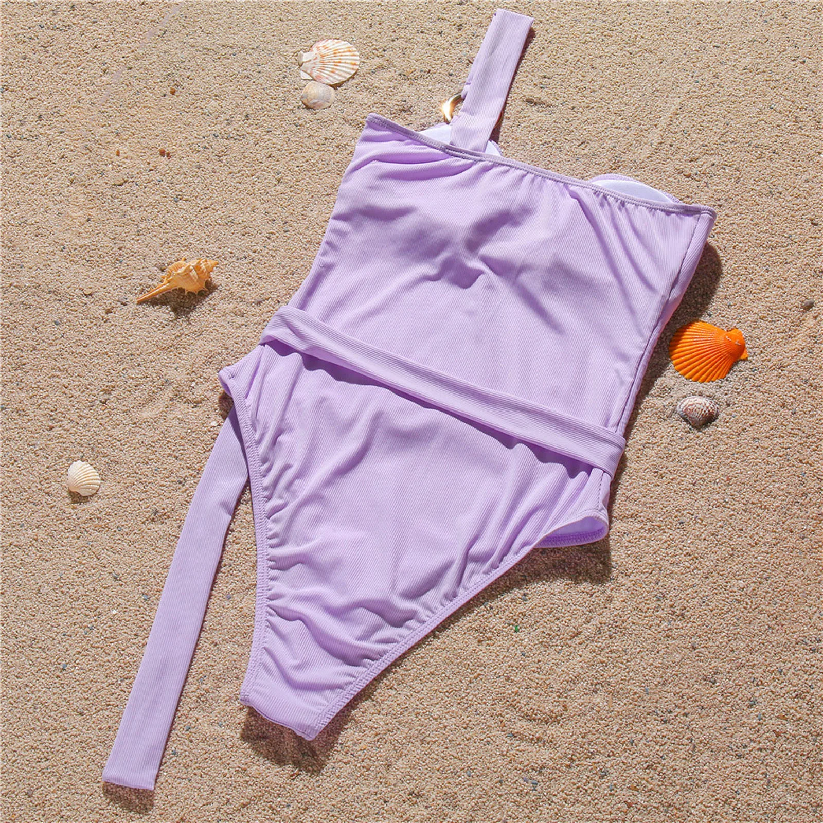 

Women's solid color thread sexy bikini one-piece swimsuit 2021new bikini set pool party beachwear swimwear Brazilian swimwear#30