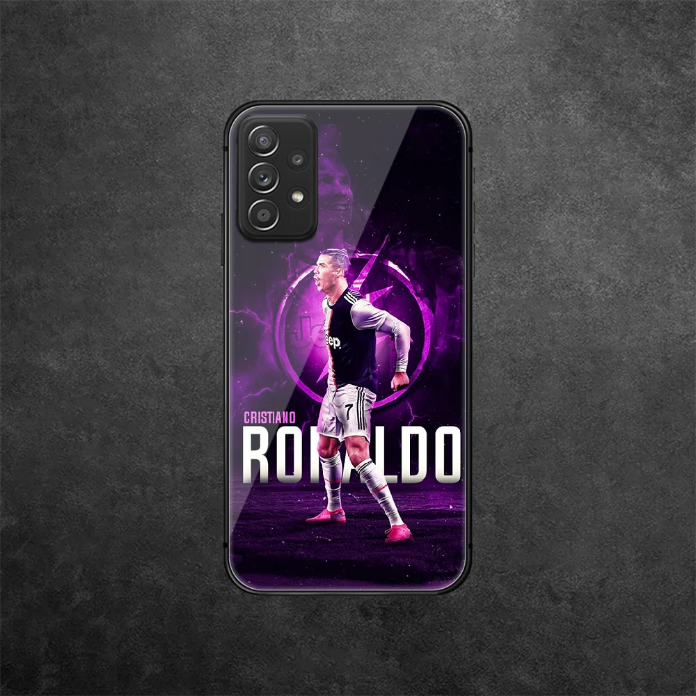 

Cristiano Ronaldo CR7 Tempered Glass Phone Case Cover For Samsung Galaxy A 10 12 20 E 21 30 32 50 40 51 52 70 71 72 S Tpu Shell