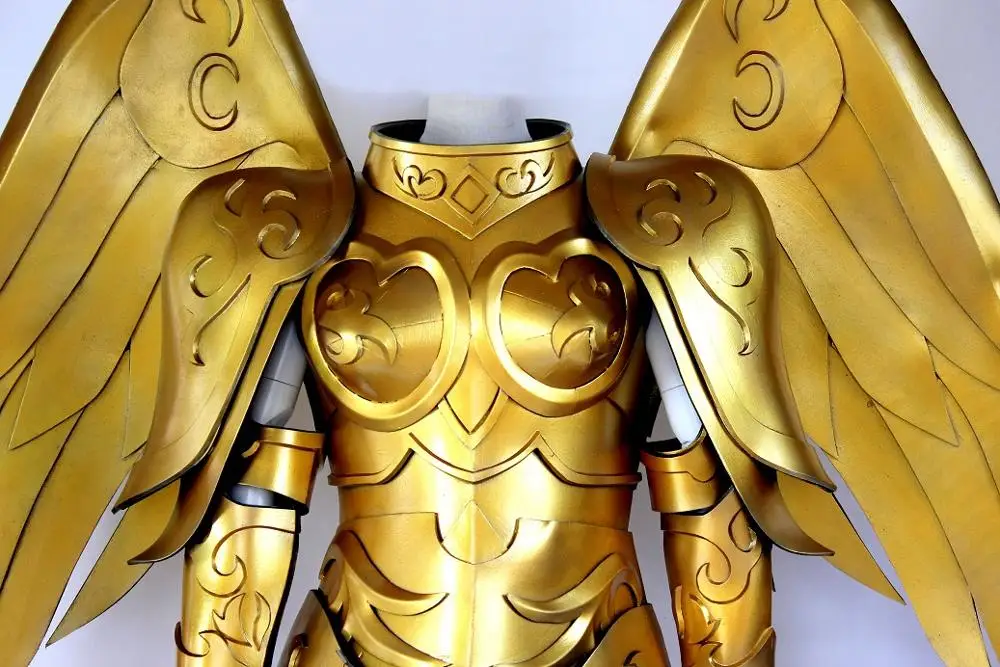 По индивидуальному заказу Saint Seiya Athena Saori Kido золото тканевый костюм для косплея