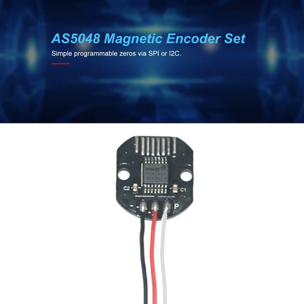 Наборы магнитных кодеков AS5048 прецизионный 14 бит PWM и SPI интерфейс без держателя