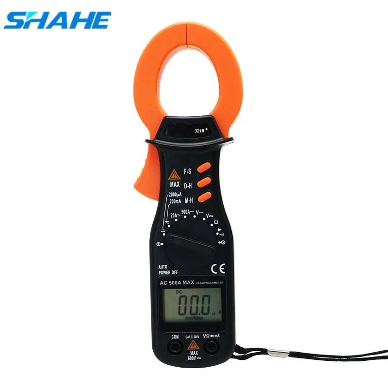 Цифровые клещи shahe VC3218 ACV DCV AC DC амперметр зажим Автоматический диапазон цифровой