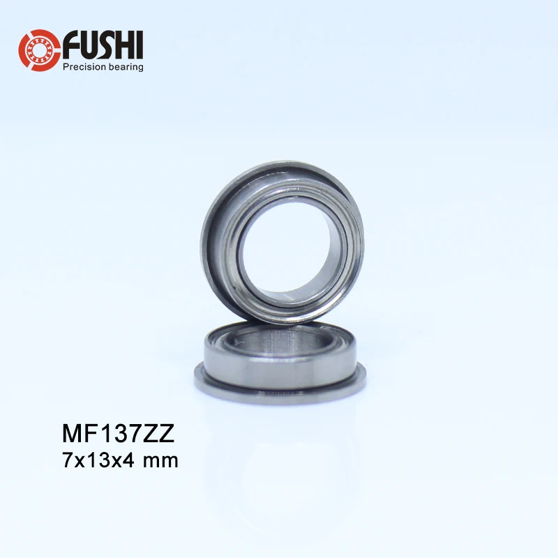 MF137ZZ фланцевый подшипник 7x13x4 мм Фреза (10 шт.) Миниатюрный MF137 Z фреза|bearing bearing|bearings