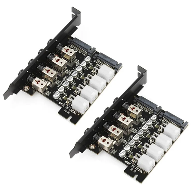 

4 Ports HDD Power Control Switch Hard Drive Switcher 15-Pin SATA Selector for PC Desktop Intelligent Control Hard Disk