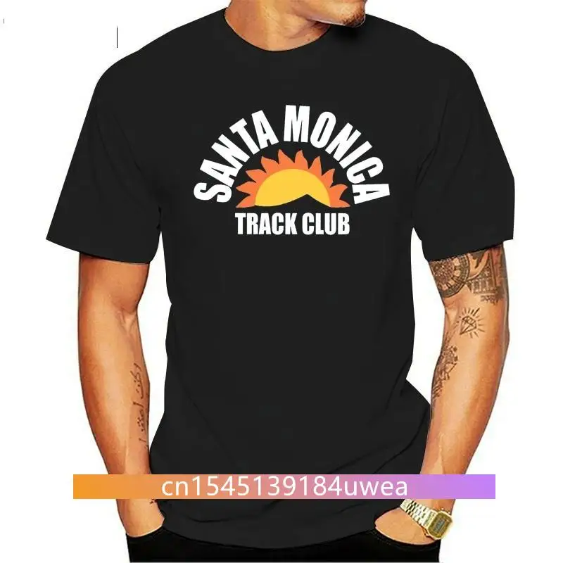 

Santa Monica Track Club T-shirt -XS-3XL sprinting Carl Lewis Usain Bolt