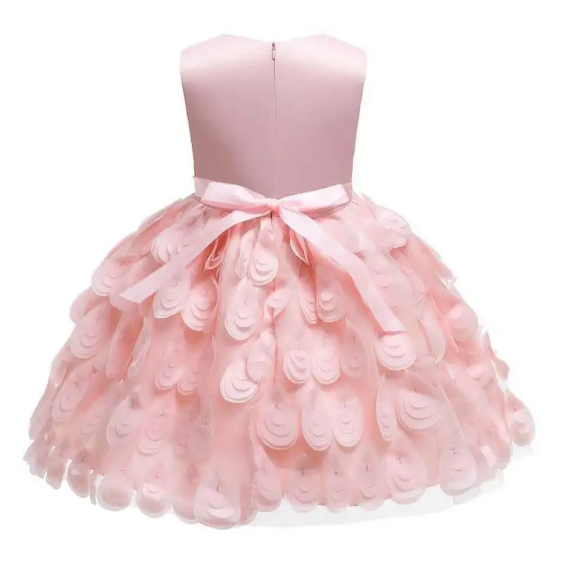

Kids Girls Sleeveless Princess Dress Wedding Bridesmaid Party Pageant Dresses CN(Origin)
