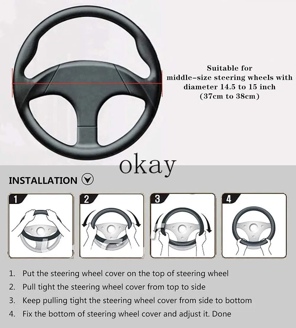 Милый чехол для руля кактус женщин и девочек нескользящий устойчивый
