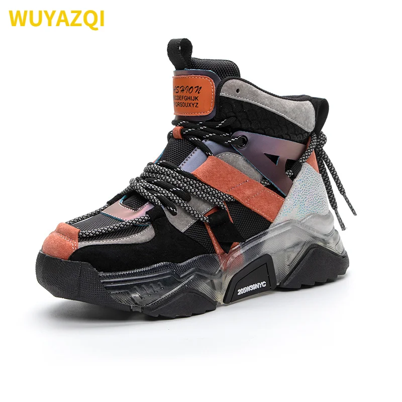 

Высокие женские кроссовки WUYAZQI, новинка, женская спортивная обувь, модная женская обувь для отдыха, кроссовки для бега на открытом воздухе Q8