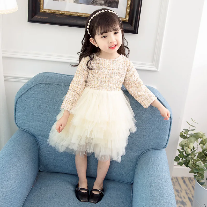 Baby Princess Dress For Girls Birthday Party baptism Layered Children Lace Tulle Girl Kids Costume 1-5T | Детская одежда и обувь