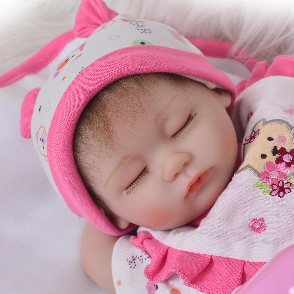 Реалистичная кукла Reborn KEIUMI 17 дюймов мягкие силиконовые куклы для младенцев 42 см