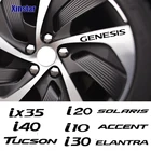 4 шт., автомобильные фотообои для Hyundai i10 i20 i30 ix35 TUCSON Elantra SONATA GENESIS SOLARIS VEOSTER TRITON ACCENT Kona Santafe