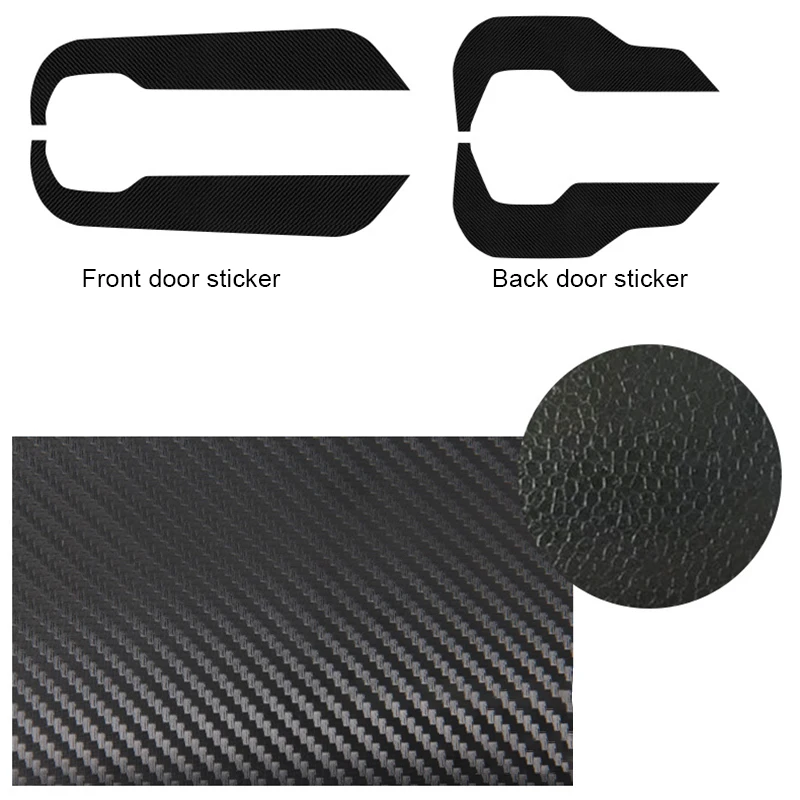 4 шт. углеродного волокна наклейки автомобильные аксессуары для Honda CR-V таможенный