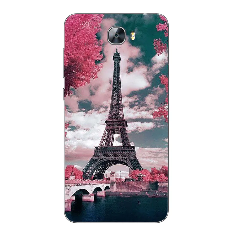 Для Huawei Y5 II случае Y5II 2 Кун L21 U29 L01 Мягкие TPU кремния печатных задняя крышка для Y6