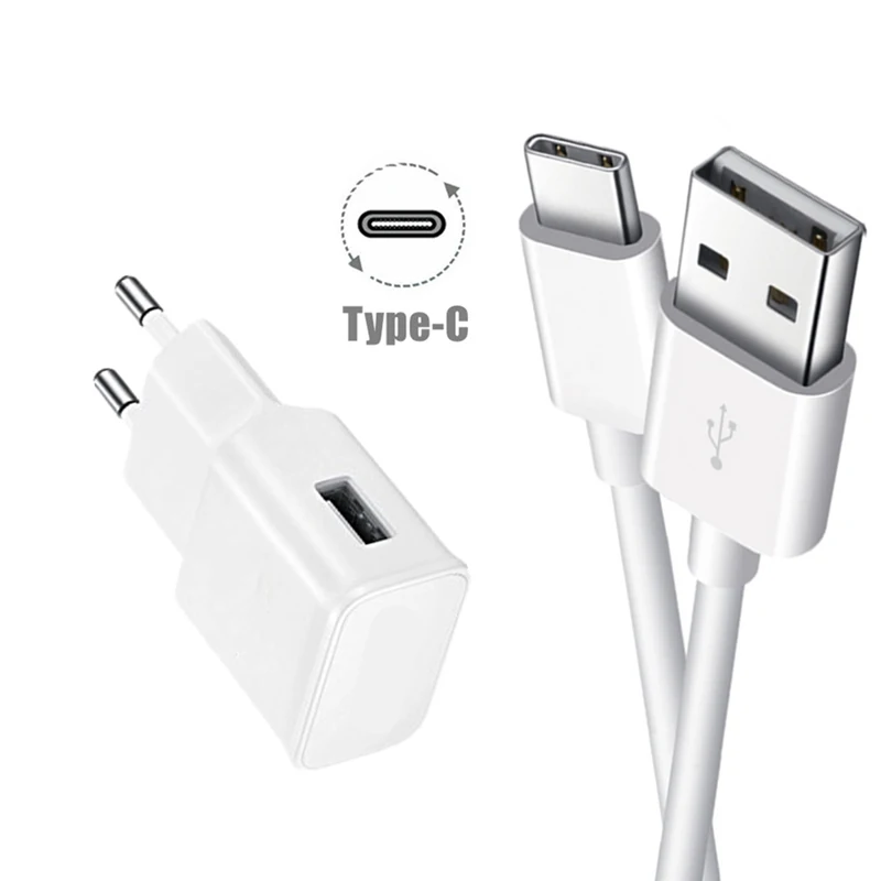 

For Samsung Galaxy A21S A12 M31S A02S A52 A32 A42 A41 9V 1.67A Fast Phone Charger Adapter EU Plug Type-c USB Cable Charger