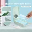 Практичный органайзер для маски, емкость для хранения, коробка для влагостойкой маски, многофункциональный держатель для бумаги, контейнер для ювелирных изделий от солнца