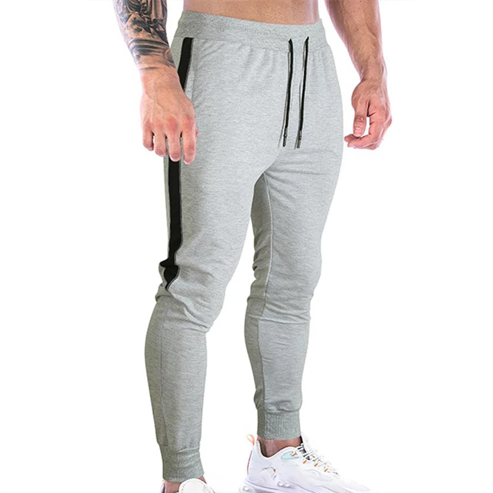 

Men's Pants Side Striped Fashion Casual Slim Fit Contrast Stitching Pants Fashion Casual Sports Trousers Joggers Men Clothing