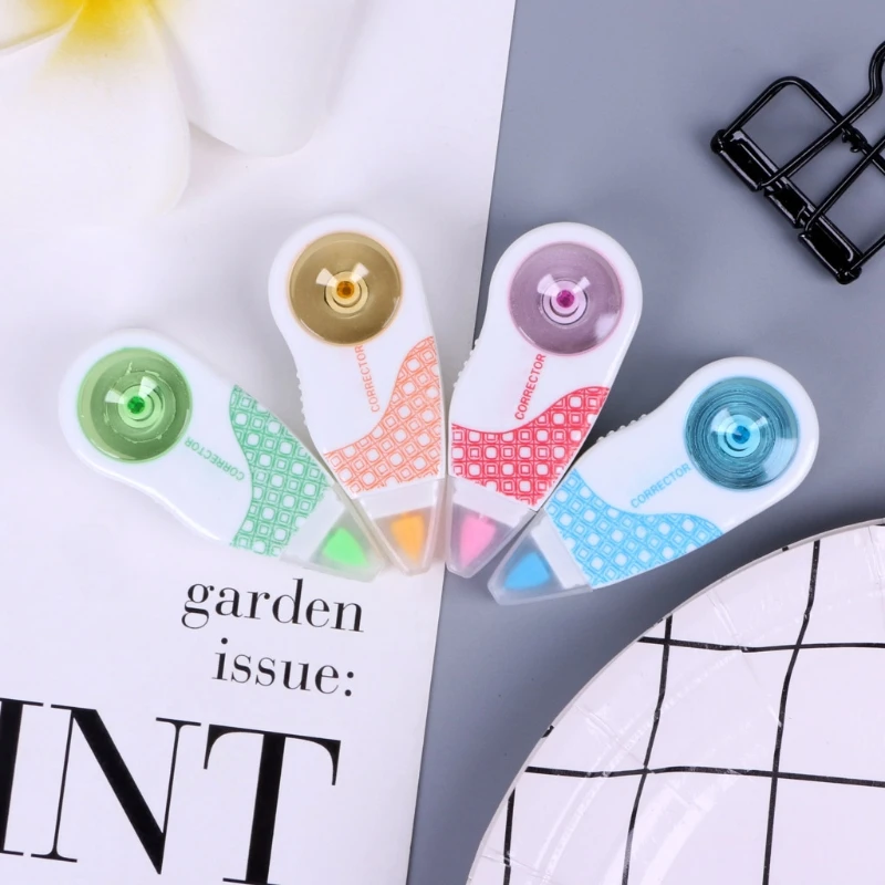 

10 Pcs Mini Roller Correction Tape White Sticker Eraser School Office Stationery XXUC