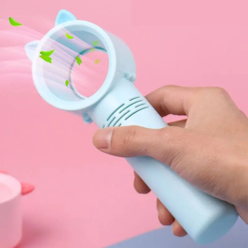 

Mini USB Charging Handheld Bladeless Fan Cute Cartoon Air Conditioning Blower for Home Office Use