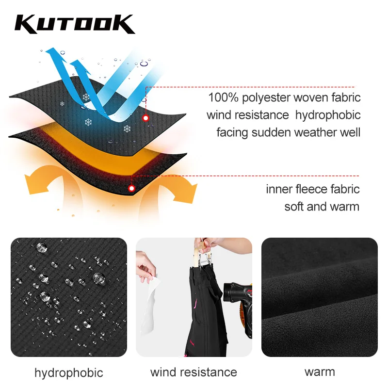 KUTOOK Trekking Pants Women Hiking Trousers Combat Pants Outdoor Waterproof Mountain  Quick Dry Pants MTB Sports Multi Pocket