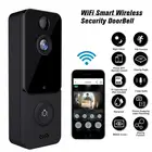 Дверной звонок, Wi-Fi, IP67, водонепроницаемый, умный дом, беспроводной телефон, дверной звонок, камера безопасности, видеодомофон, 1080P HD, ИК, ночное видение