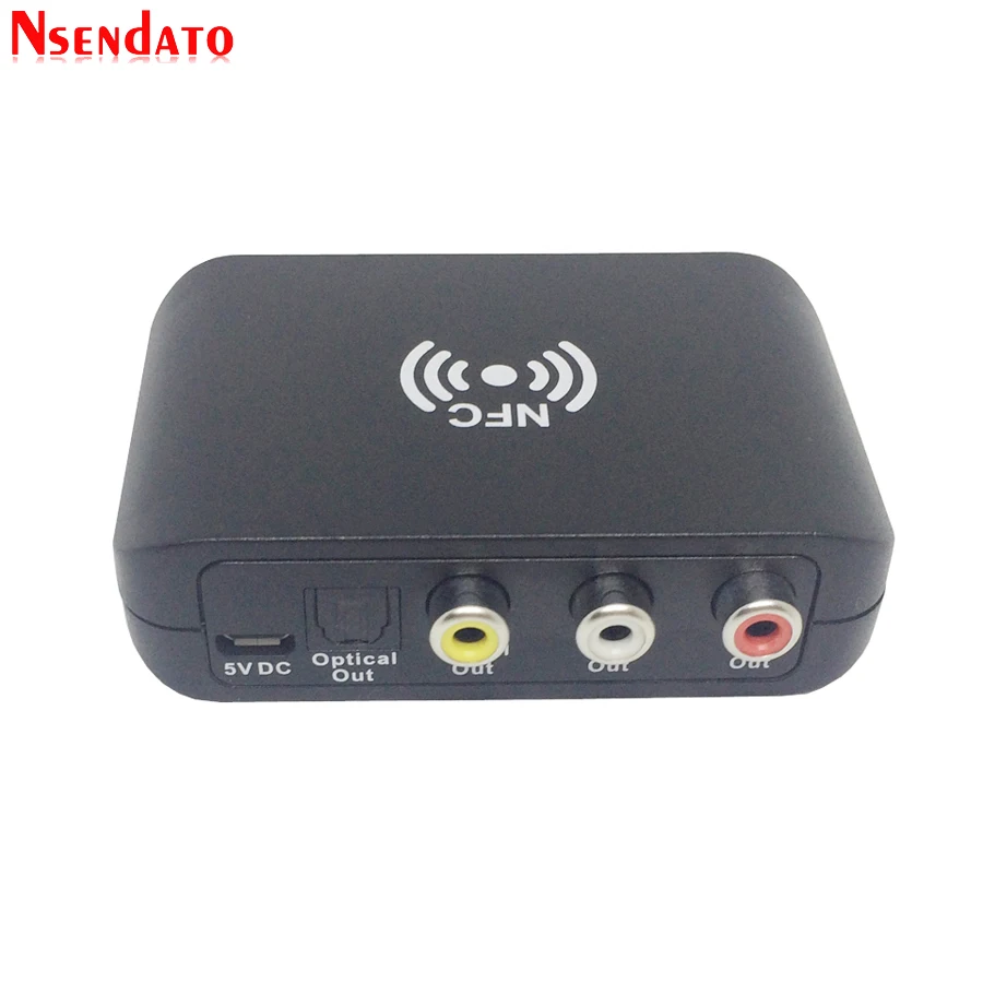 Беспроводной адаптер для цифрового аудио Hi-Fi BT 5.0 с поддержкой Aptx Low Latency, NFC, Optical SPDIF, Coaxial RCA.