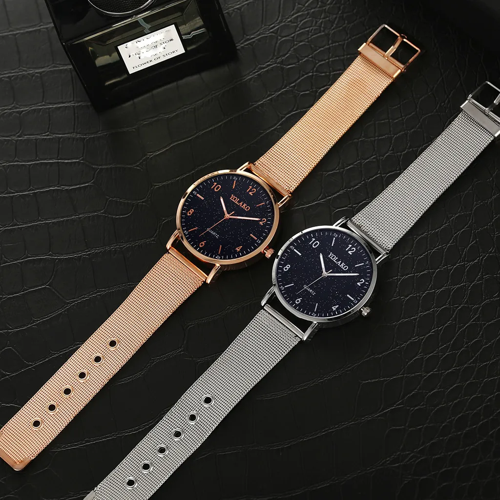 Женские повседневные часы Звездное небо для набора розовый золотой серебряный