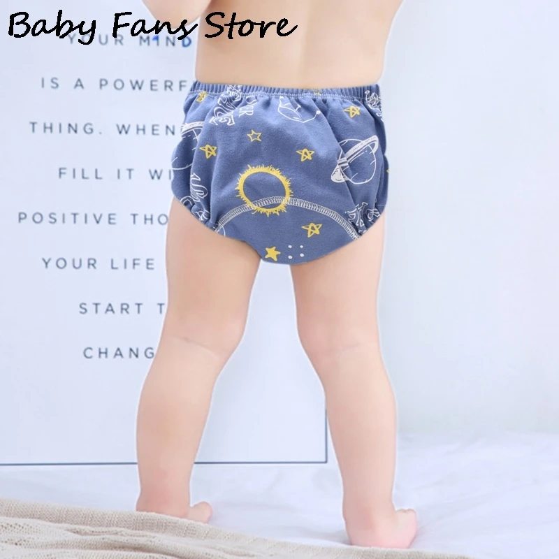 Baby Infant Swim Diaper Leakproof Swimming Nappies Cartoon Printed Cloth Trunks Children Newborn Reusable Washable Diapers Pants