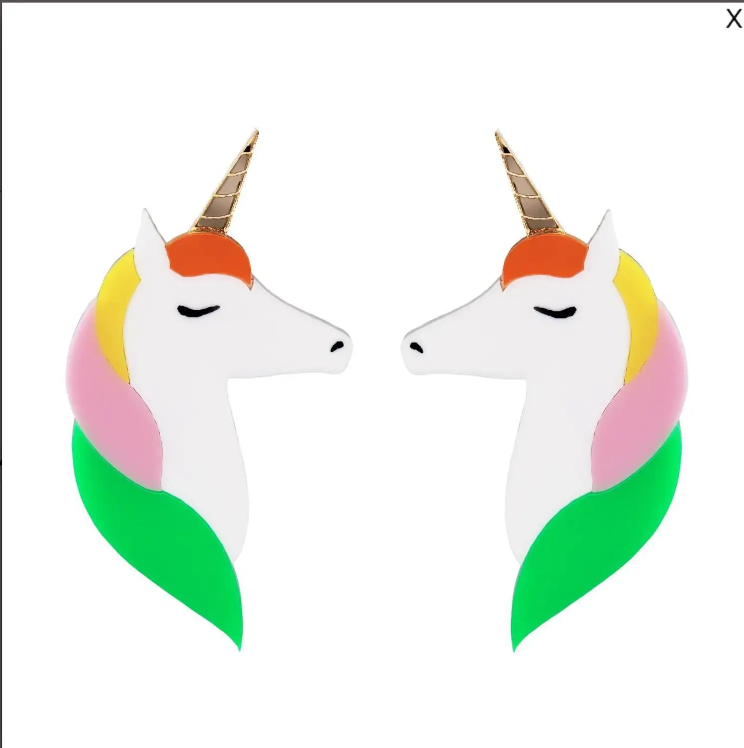 Крутые серьги гвоздики в стиле панк темная сказка Преувеличенные акриловые виде