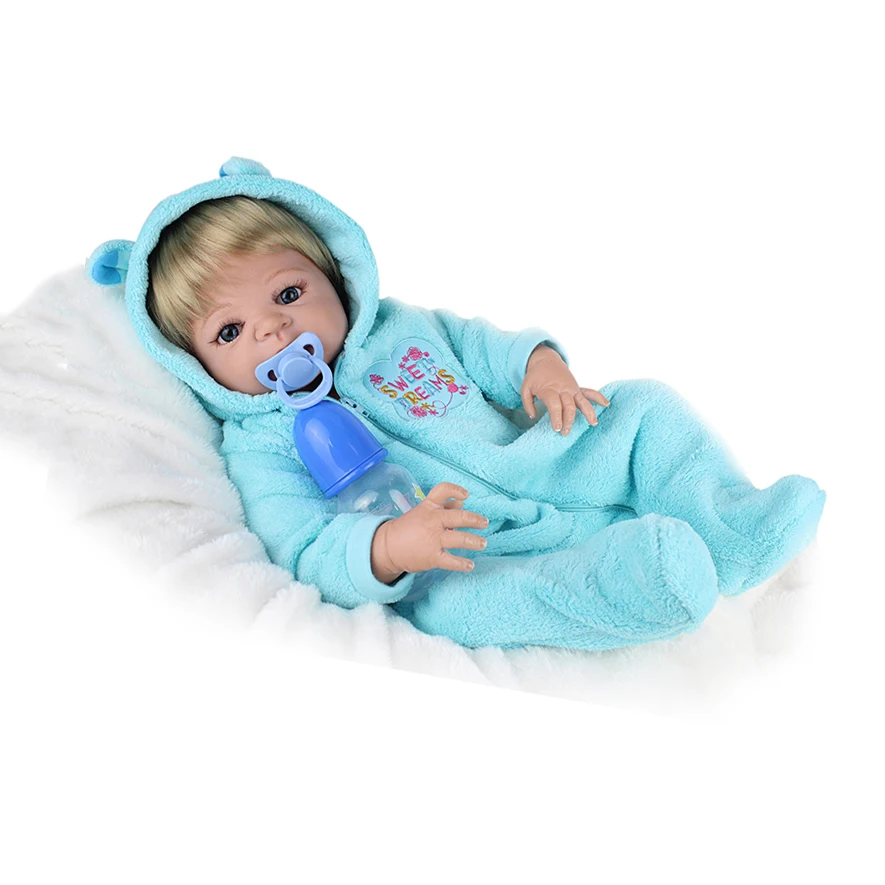 NPKDOLL 22 дюйма, полностью силиконовые куклы американского мальчика, Кукла Реборн, детские игрушки, подарок