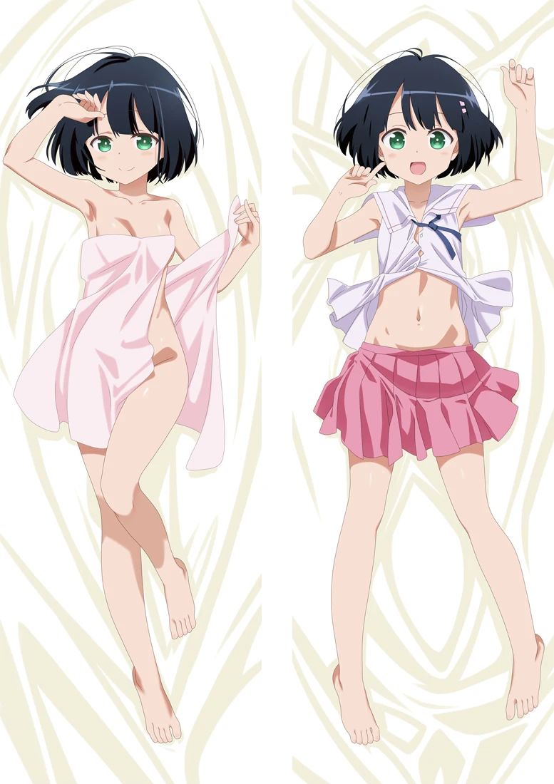 

2020-July update Anime Ms.Vampire who lives in my neighbourhood Elie Dakimakura Pillowcase Hugging Body Pillow Cover