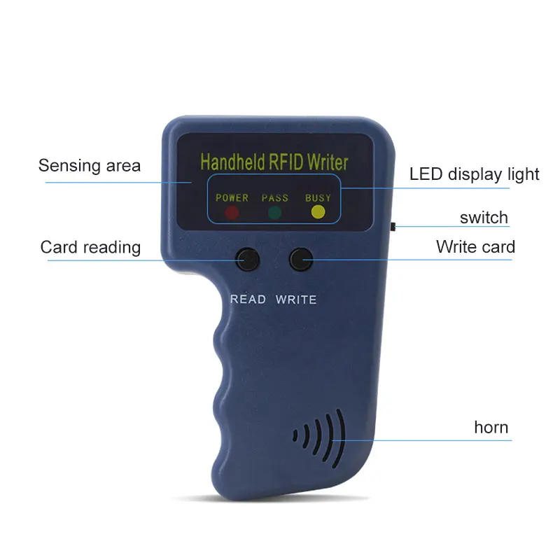 

Ручное устройство для чтения ID-карт 125 кГц, записывающее устройство, Дубликатор, программатор ID-карт SP99