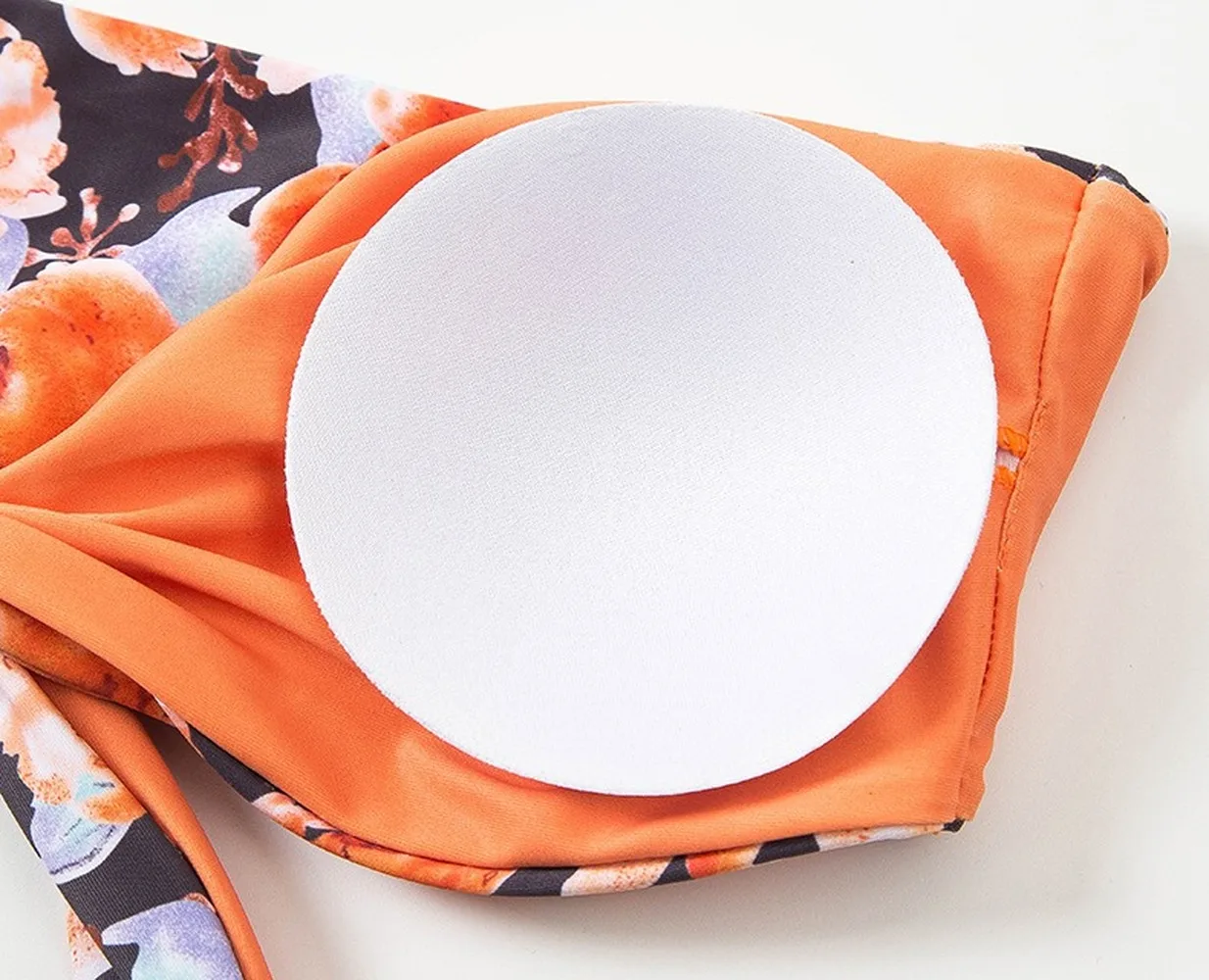 

Brazilian Thong Bikini Push Up Swimsuit Women Bandeau Swimwear Female 2021 Sexy Summer Chest Knot High Cut Bathing Suit Padded