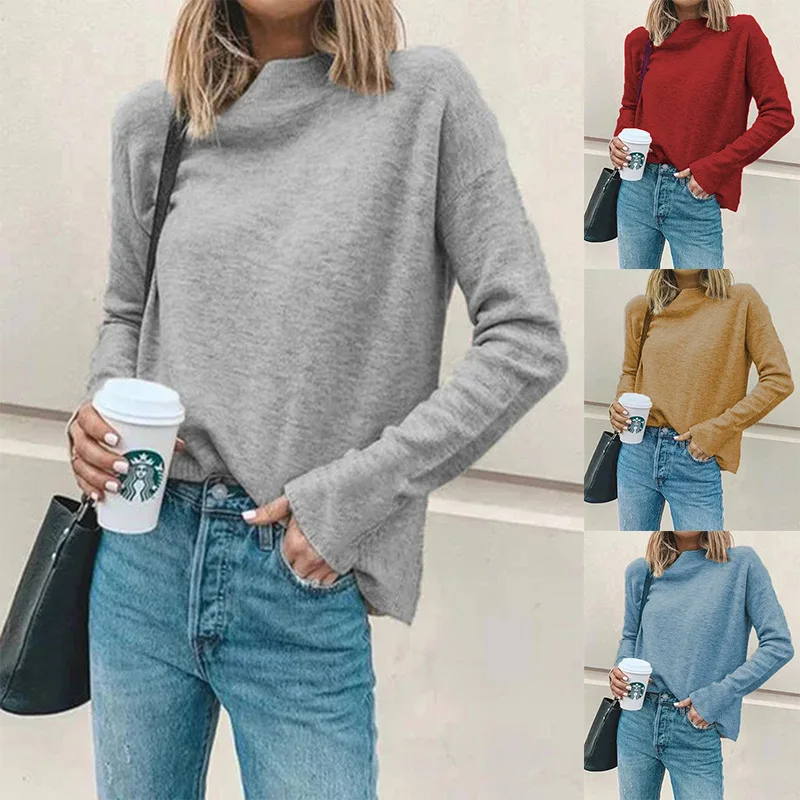 

Women New Arrival Long Sleeve Pullovers Winter Casual Sweaters