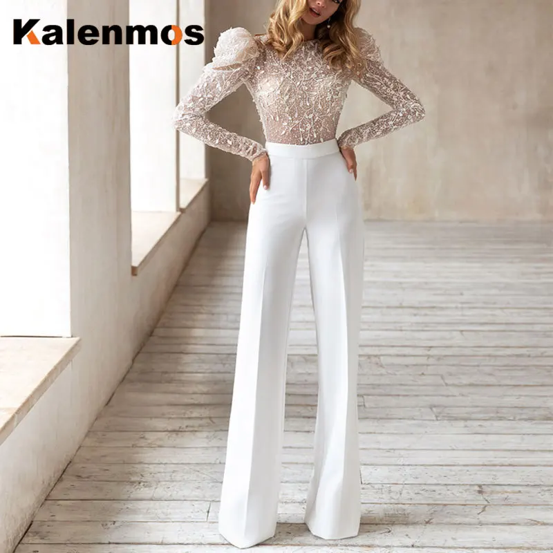 Комбинезон женский сетчатый с длинным рукавом пикантный облегающий