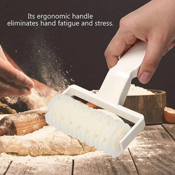 

Pastry Lattice Roller Cutter Best Plastic Wheel Knife Embossing Dough Roller Craft Cooking Tools Large Size Pull Net Pizza