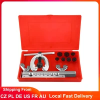 copper brake fuel pipe repair double flaring dies tool set clamp kit tube cutting and flaring bracket brake line flanging tool