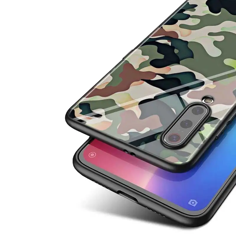 

Camouflage Pattern For Xiaomi Mi Note 10 Ultra 5G 9 SE 8 A3 A2 A1 6X Poco M2 Pro Play F1 Lite 5G Bright Black Phone Case