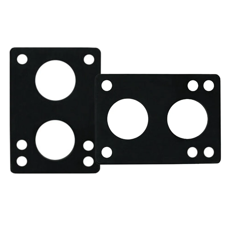 

1 Pair Skateboard Rubber Gasket 12mm Skateboard Gasket Longboard Riser Pads Risers Skateboard Shock Pads Black