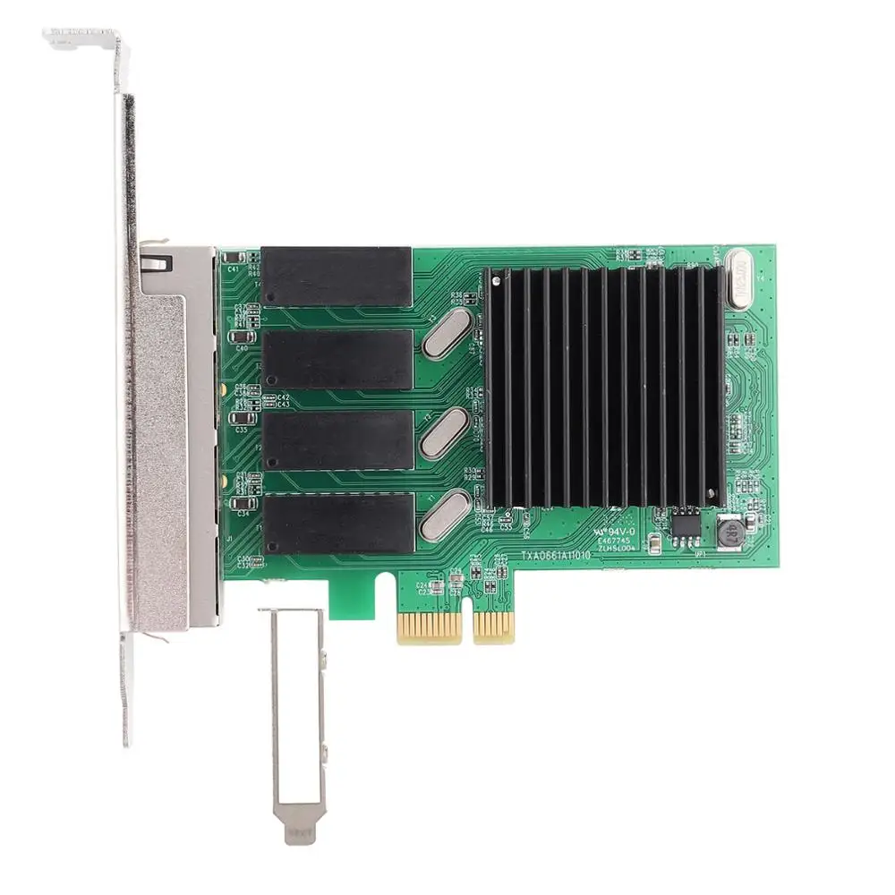 Сеть Интерфейс карты для Intel350 4 Порты и разъёмы 811 Gigabit PCIE 1X сети NIC настольный