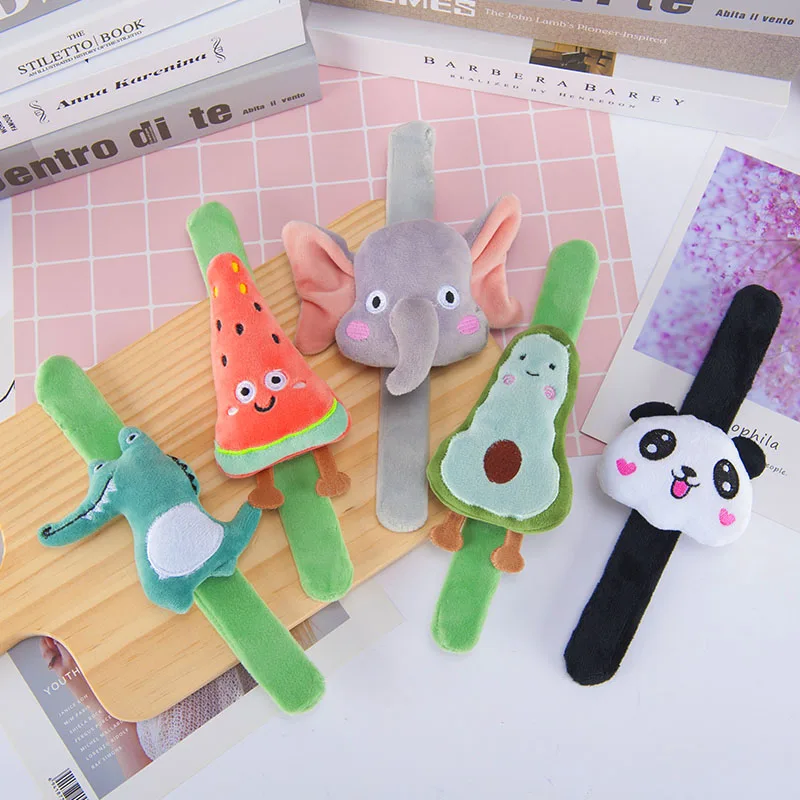 Cuddly набивное животное ремешок на запястье кольцо браслет мягкая игрушка детская