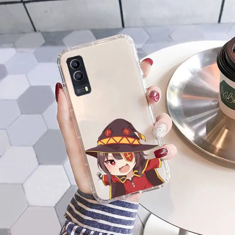 

Konosuba Megumin anime cute girl Phone Case Transparent For vivo iqoo 93 9 97 7 3 6 5 1 11 81 85 73 75 71 v y z s x pro