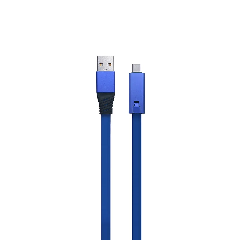 Корпус из алюминиевого сплава ТПУ USB кабель для зарядки телефона режущий быстрое