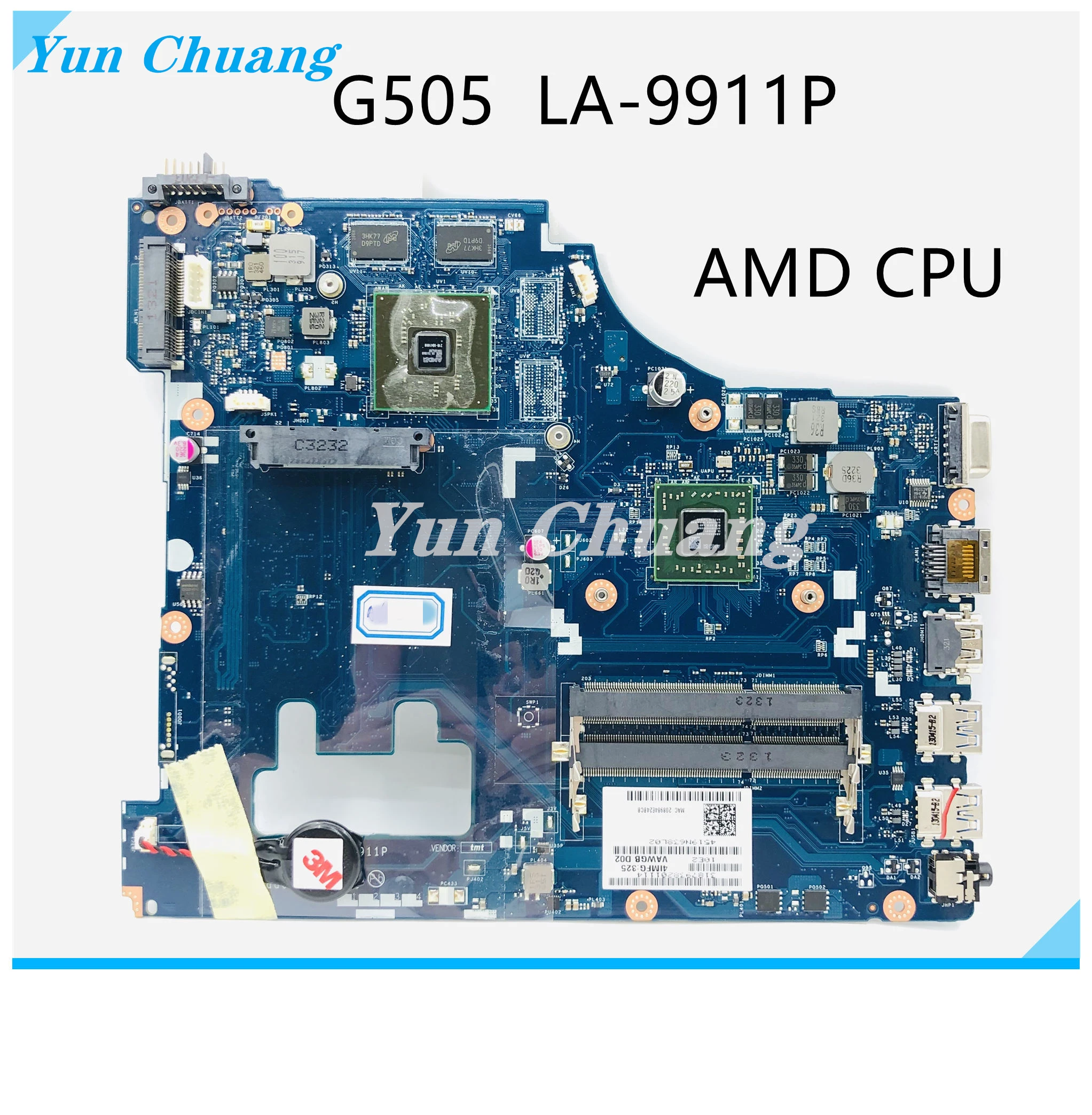 G505 VAWGA/GB LA-9911P материнская плата для Lenovo g505 E1 E2 CPU rev: 1 0 с тест ЦП | Компьютеры и офис